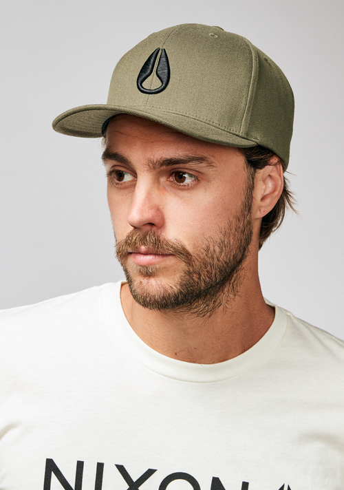 Deep Down Snapback - Olive