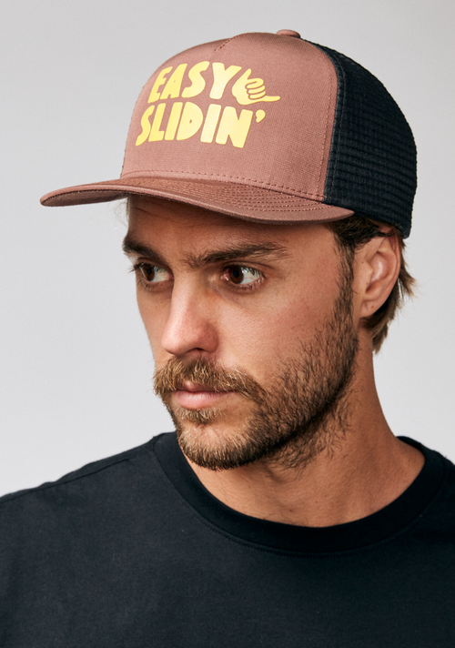 Casquette camionneur Slidin - Marron