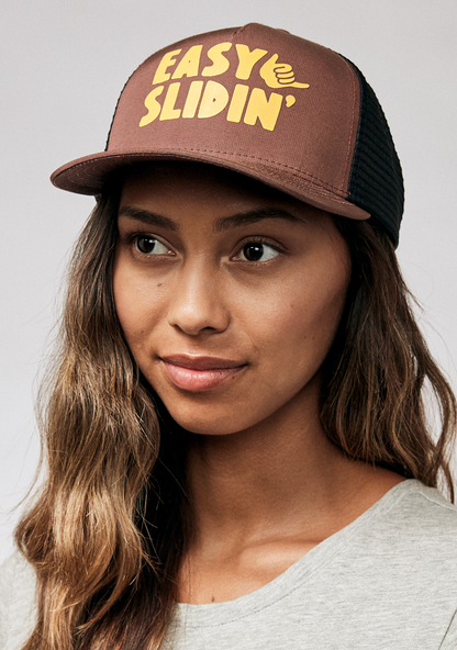 Casquette camionneur Slidin - Marron View 8