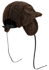 Babs Earflap Cap - Charcoal View 2