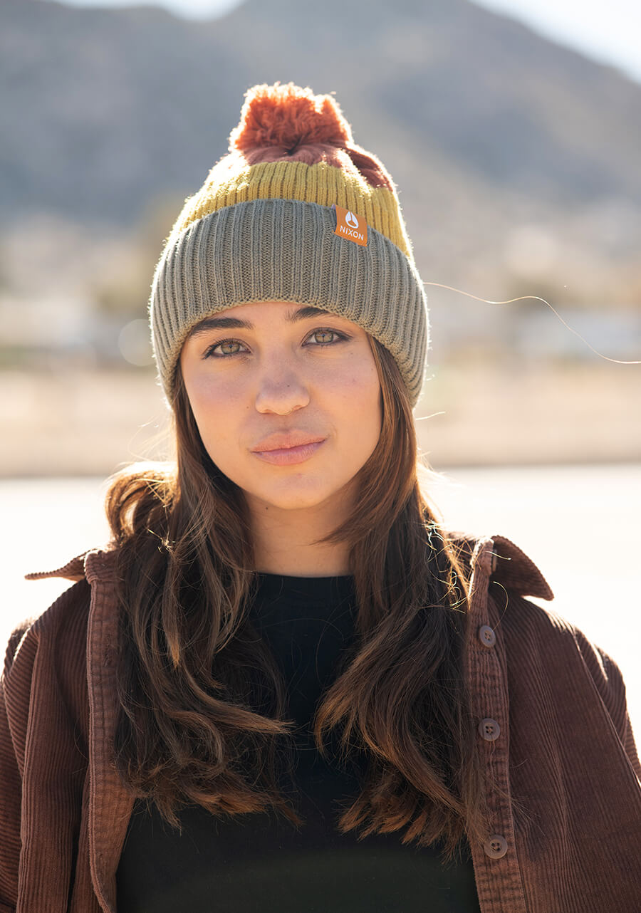 Bonnet Pom Schrader - Orange Vintage Multi