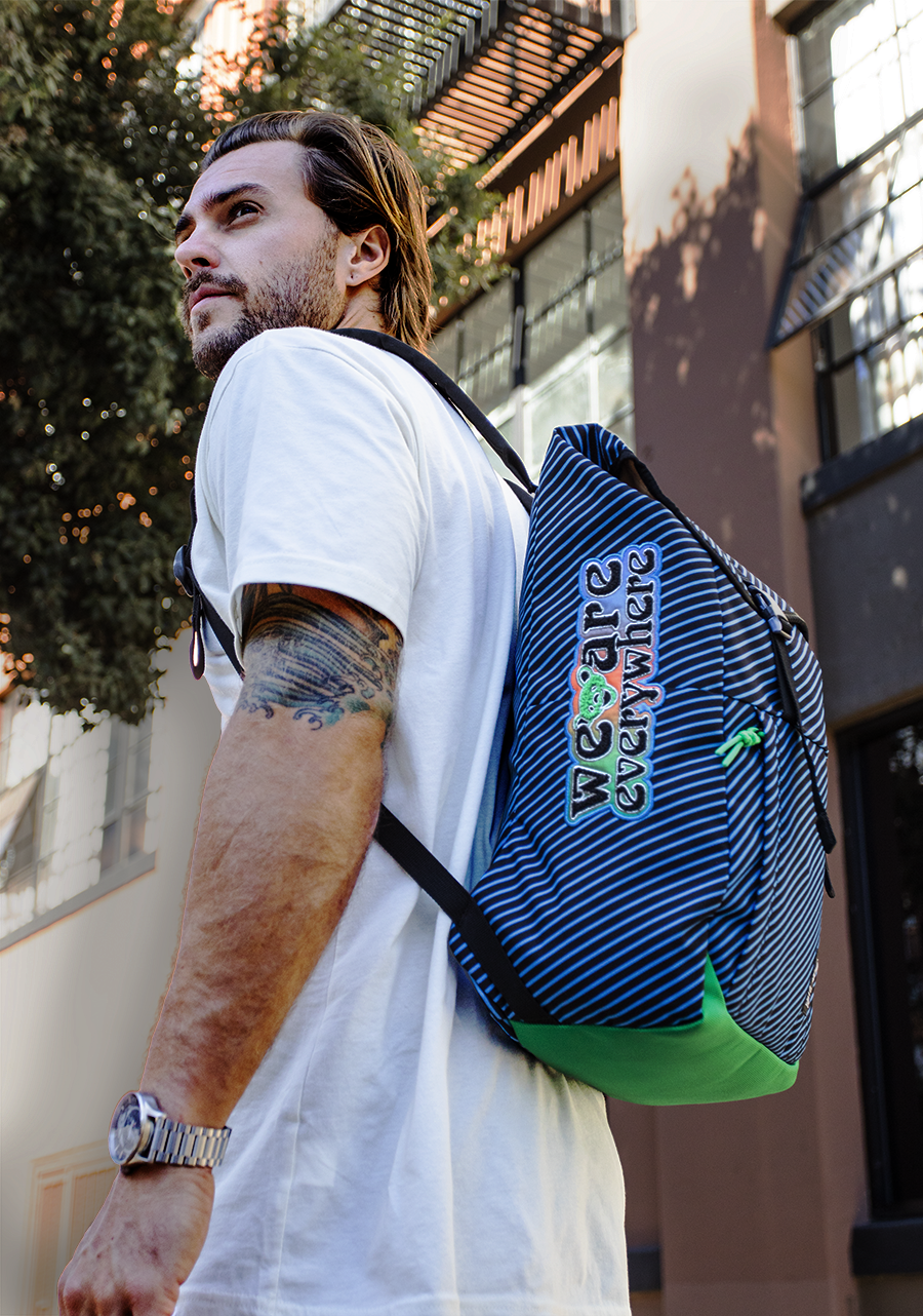 Sac Mode Grateful Dead - Noir / Bleu / Vert