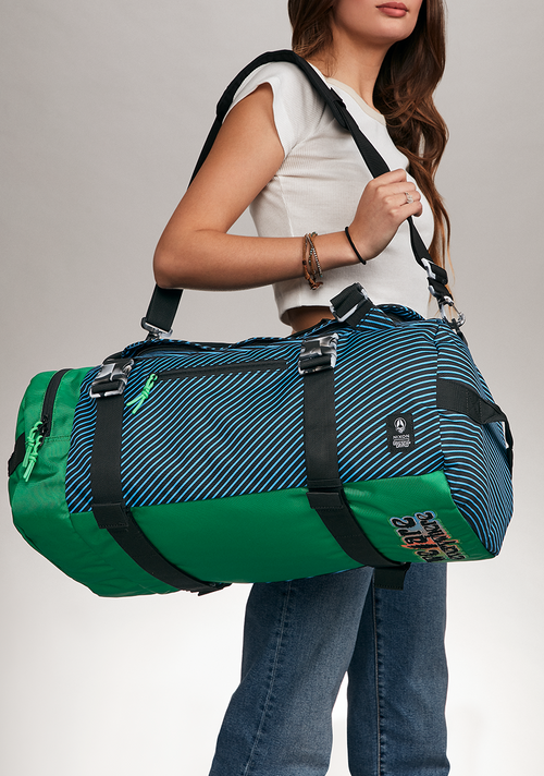 Grateful Dead Escape Duffel 45L - Black / Blue / Green