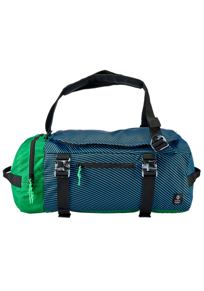 Grateful Dead Escape Duffel 45L - Black / Blue / Green View 2