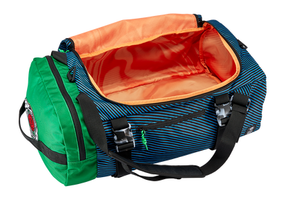 Grateful Dead Escape Duffel 45L - Black / Blue / Green View 4