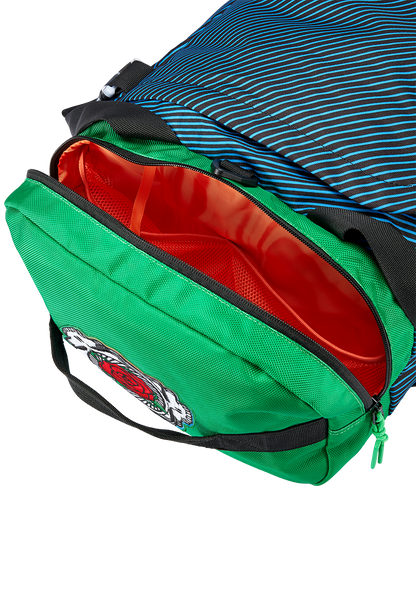 Grateful Dead Escape Duffel 45L - Black / Blue / Green View 9