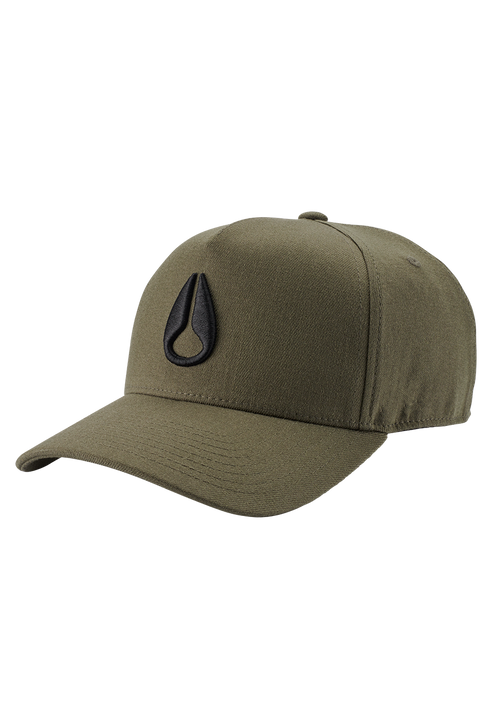 Snapback Deep Down Athletic - Vert olive / noir