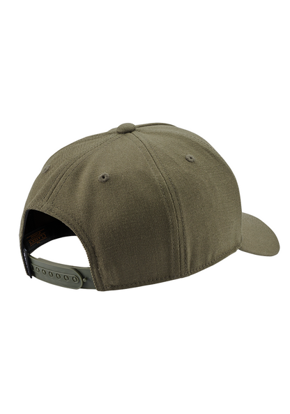 Snapback Deep Down Athletic - Vert olive / noir View 2