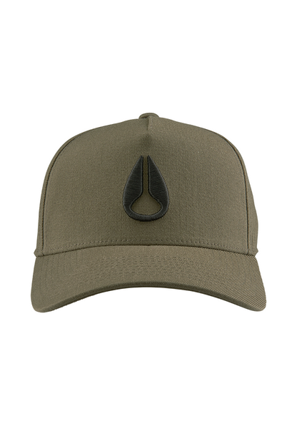 Snapback Deep Down Athletic - Vert olive / noir View 3