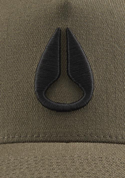 Snapback Deep Down Athletic - Vert olive / noir