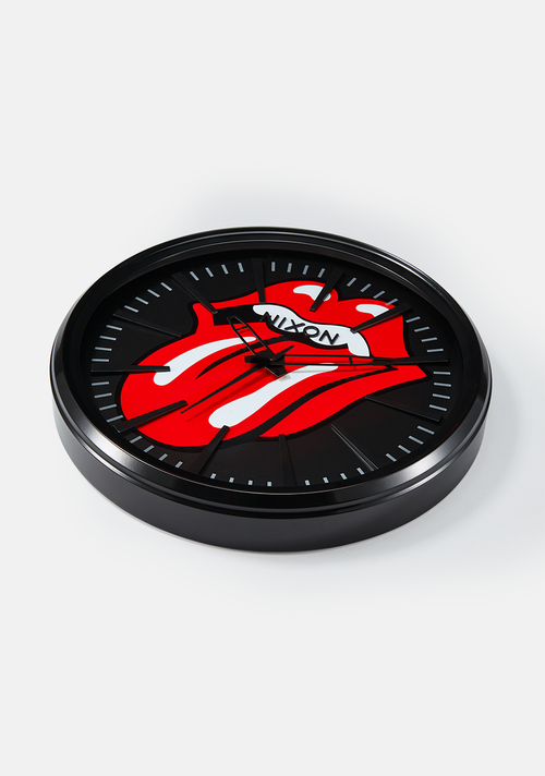 Rolling Stones Sentry Wall Clock - Noir / noir