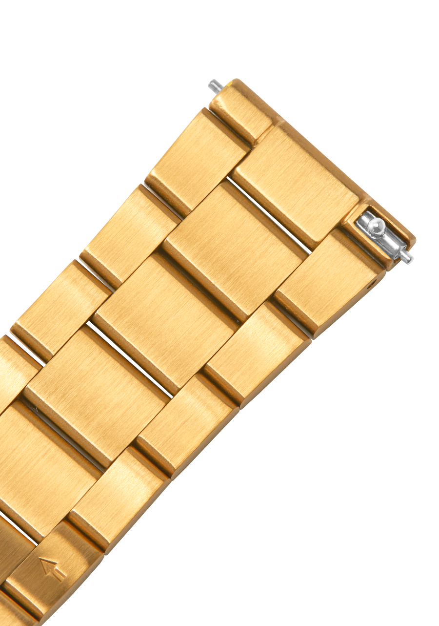 Mens gold online watch bands