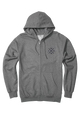 Spot Full Zip Hoodie - Dark Heather Gray