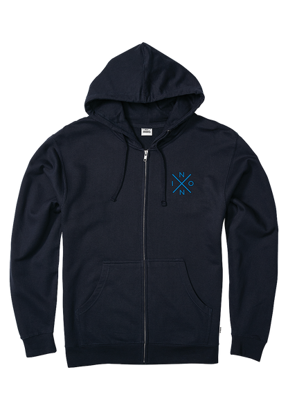 Spot Full Zip Hoodie - Navy View 1