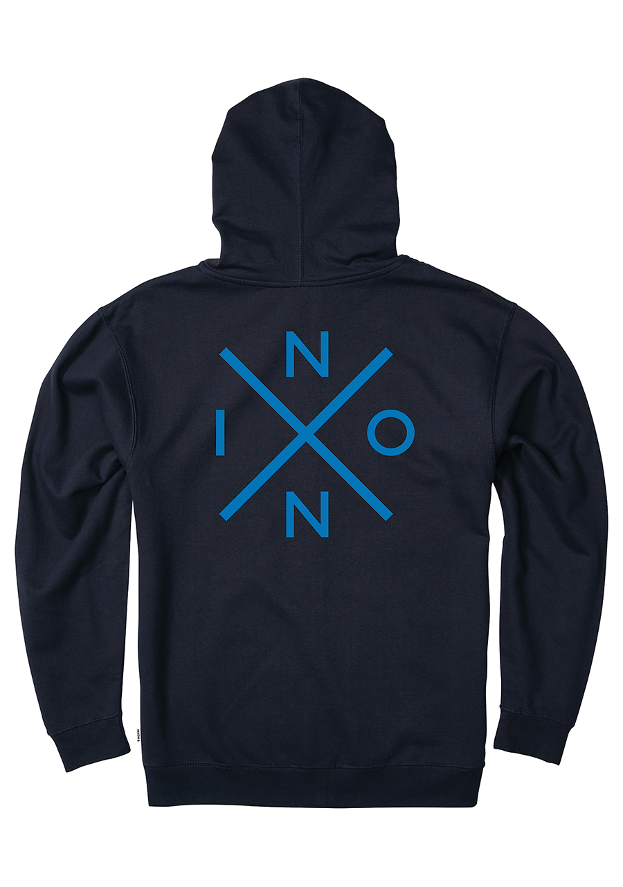 Spot Full Zip Hoodie | Navy / Blue – Nixon CA Spot Full Zip Hoodie | Navy / Blue – Nixon CA