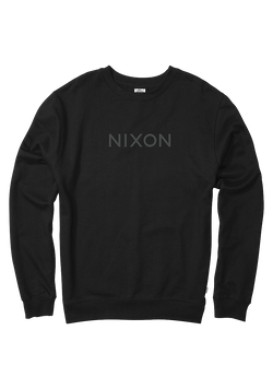 Wordmark Crew Sweatshirt - Black