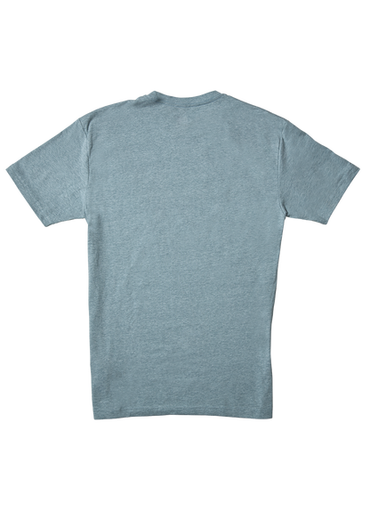 Basis Repreve® T-Shirt - Bleu pacifique moucheté View 2