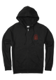 Temple Zip Hoodie - Black