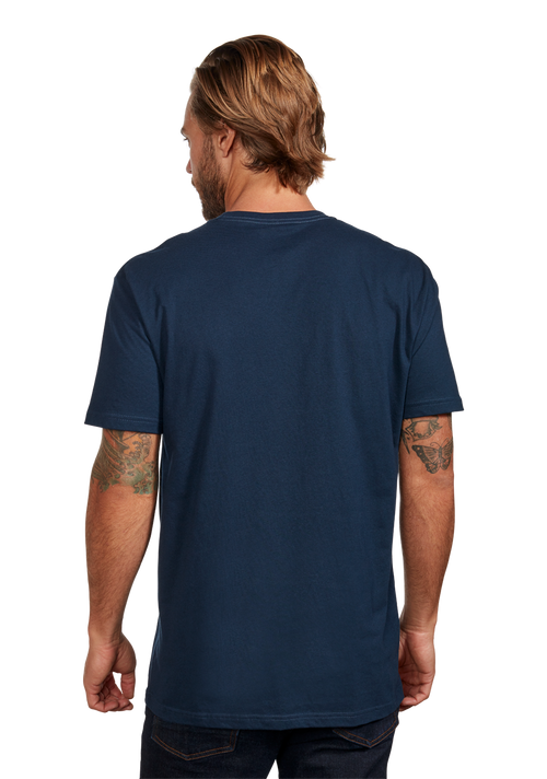 OG Script Eco-Repreve® T-Shirt - Bleu marine / blanc