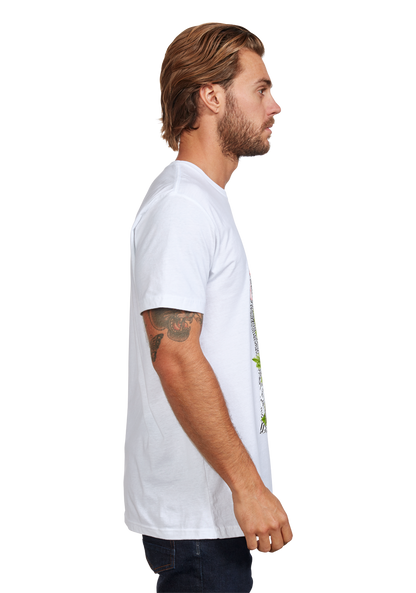 Warped Repreve® T-Shirt - Blanc / Multicolore View 4