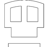 Grey buckle with a metallic finish.